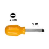 Kupa Küçük Topaç Tornavida DÜZ Uçlu 6.0 - 5 cm.