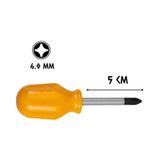 Kupa Küçük Topaç Tornavida YILDIZ Uçlu 6.0 - 5 cm.