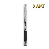 Kupa Metal Dar Maket Bıçağı Falçata - 9 X 0.4 Mm. - 3 Adet Gri