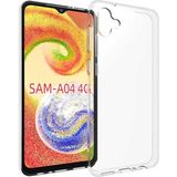 Kupa Samsung Galaxy A04 Kılıf Darbe Emici Şeffaf Pürüzsüz Şık Görünüm Parlak Ultra Ince Silikon Kapak