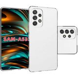 Kupa Samsung Galaxy A53 5g Kılıf Kamera Korumalı Şeffaf Sararmaz Darbe Emici Silikon Kapak