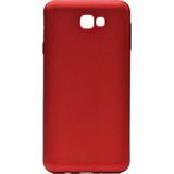 Kupa Samsung Galaxy A7 2017 Kılıf Kamera Korumalı Ince Darbe Emici Leke Tutmaz Silikon Kapak Kırmızı