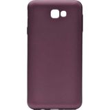 Kupa Samsung Galaxy A7 2017 Kılıf Kamera Korumalı Ince Darbe Emici Leke Tutmaz Silikon Kapak Mürdüm