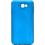 Kupa Samsung Galaxy A7 2017 Kılıf Kamera Korumalı Ince Darbe Emici Leke Tutmaz Silikon Kapak Saks Mavi