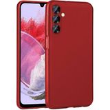 Kupa Samsung Galaxy M34 5g Kılıf Kamera Korumalı Darbe Emici Leke Tutmaz Ince Silikon Kapak - Kırmızı