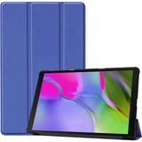 Kupa Samsung Galaxy T720 Tab S5E Kılıf Deri Görünüm Standlı Kapak Tam Koruma Tablet Kılıfı - Lacivert