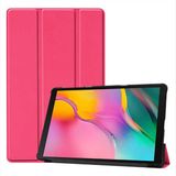 Kupa Samsung Galaxy T720 Tab S5E Kılıf Deri Görünüm Standlı Kapak Tam Koruma Tablet Kılıfı - Pembe