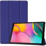 Kupa Samsung Galaxy Tab A 8.0 2019 T290 Kılıf Deri Görünüm Standlı Kapak Tam Koruma Tablet Kılıfı - Lacivert