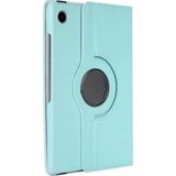 Kupa Samsung Galaxy Tab A8 10.5 SM-X200 2021 Kılıf Uyku Modu Standlı 360 Dönebilen Tablet Kılıfı - Mavi