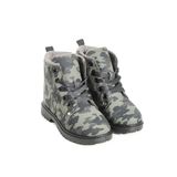 KU&PA SHOES SOLDER DERİ GÖRÜNÜMLÜ SICAK ASTARLI ÇOCUK BOT ASKERİ KAMUFLAJ - 3012