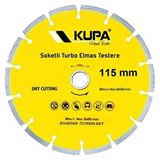 Kupa Soketli Elmas Turbo Daire Testere Kesme Taşı 115 Mm.