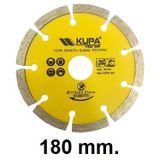 Kupa Soketli Elmas Turbo Daire Testere Kesme Taşı 180 Mm.