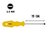 Kupa Tornavida Mıknatıslı Düz Uçlu 6.0 - 15 Cm. Sarı
