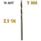 Kupa Tyson Metal Ahşap Delici Hss Matkap Ucu 10.0 Mm. - 5 Adet