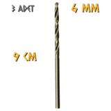 Kupa Tyson Metal Ahşap Delici HSS Matkap Ucu 6.0 mm. - 3 Adet