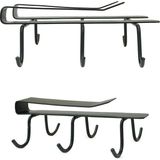 Kupa ve Fincan Askılığı Ikili Set - Metal Siyah