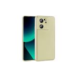 Kupa Xiaomi Mi 13T Kılıf Kamera Korumalı Darbe Emici Leke Tutmaz Ince Yumuşak Silikon Kapak - Gold