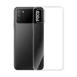 Kupa Xiaomi Poco M3 Kılıf Kamera Korumalı Darbe Emici Şeffaf Pürüzsüz Şık Görünüm Parlak Silikon Kapak