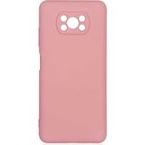 Kupa Xiaomi Poco X3 Nfc Kılıf Kamera Korumalı Içi Kadife Leke Tutmaz Suya Dayanıklı Tpu Silikon Kapak - Açık Pembe