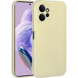 Kupa Xiaomi Redmi Note 12 4g Kılıf Kamera Korumalı Darbe Emici Leke Tutmaz Pürüzsüz Esnek Silikon Kapak - Gold