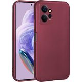 Kupa Xiaomi Redmi Note 12 4g Kılıf Kamera Korumalı Darbe Emici Leke Tutmaz Pürüzsüz Esnek Silikon Kapak - Mürdüm