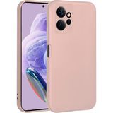 Kupa Xiaomi Redmi Note 12 4g Kılıf Kamera Korumalı Darbe Emici Leke Tutmaz Pürüzsüz Esnek Silikon Kapak - Rose Gold