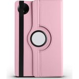 Kupa Xiaomi Redmi Pad Se 8.7 İnç Tablet Kılıf 360 Dönebilen Standlı Kapaklı Tam Korumalı Kapak - Pembe