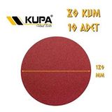 Kupa Yuvarlak Cırt Zımpara 180 Mm - P80 Kum - 10 Adet Kırmızı