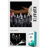Kupafix 6 Lı Masaj Seti, Vakumlu Masaj Seti, Hacamat Seti, Selülüt Cihazı Hacamat Kupası, ve Pompası