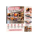 Kuparella Hediyelik Kişiye Özel 10’lu Fotoğraflı Buzdolabı Magneti | 3,6x3,6 cm | Tamamı Mıknatıslı Anı Magnet Seti