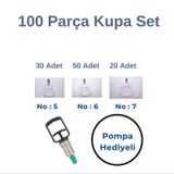 Kupasan Hacamat Kupası Seti 100'lü