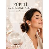 Küpeli Kablosuz Kulaklık Yeni Nesil Bluetooth Teknolojisi - Renkli
