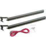 Küpeşte Alüminyum Balkon Çamaşırlık Kurutmalık (60 * 25 (Bronz)) - Çok Renkli
