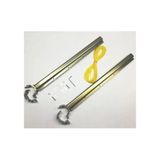 Küpeşte Alüminyum Balkon Çamaşırlık Kurutmalık (YUVARLAK (BRONZ))