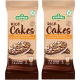 Kupiec 2 Adet Bitter Çikolatalı ve Portakal Parçacıklı Pirinç Patlağı 72 gr - 144 gr