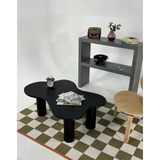 Kupp Design Bloom Orta Sehpa Siyah
