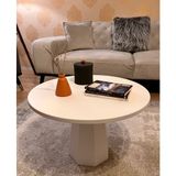 Kupp Design Lilyum Mantar Orta Sehpa Beyaz - Lake Boya