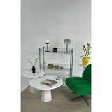 Kupp Design Lilyum Mantar Orta Sehpa İkili Set - beyaz