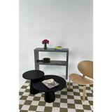 Kupp Design Lilyum Mantar Orta Sehpa İkili Set Siyah - SİYAH - LAKE