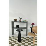 Kupp Design Lilyum Mantar Sehpa 57 cm Siyah