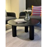 kuppdesign Linen Orta Sehpa Siyah