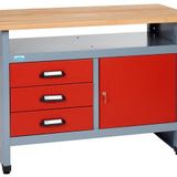 Küpper 12080 Çalışma Tezgahı 3 Çekmece 1 Kapak