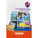 KÜPSS 6 Farklı Deniz Hayvanları 3d Küp Puzzle - Geometrik Zeka - 3 4 5 6 Yaş Eğitici Oyuncak