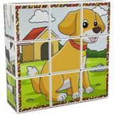 KÜPSS Çiftlik Hayvanları 3D Manyetik Puzzle (9 Mıknatıslı Küp 6 Yapboz)