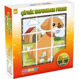 KÜPSS Çiftlik Hayvanları 3D Puzzle 9 Küp 6 Yapboz Eğlenceli Tasarım 3+ Yaş Aralığı İçin
