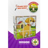 KÜPSS Çiftlik Hayvanları Manyetik Küp Puzzle - 6 Farklı Yapboz