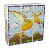 KÜPSS Dinozorlar 3D Manyetik Puzzle Seri 1 - (9 Mıknatıslı Küp 6 Dinazor Yapboz)