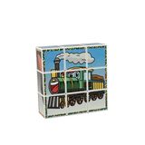 KÜPSS Neşeli Taşıtlar Manyetik 3D Küp Puzzle - (9 Mıknatıslı Küp 6 Yapboz) - Gemi/Helikopter/Tren/Roket/Ufo/Balon
