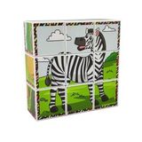 Küpss Safari Hayvanları Manyetik Yapboz (9 Mıknatıslı Küp 6 Puzzle)