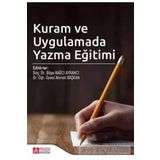 Kuram ve Uygulamada Yazma Eğitimi - Pegem Yayınları